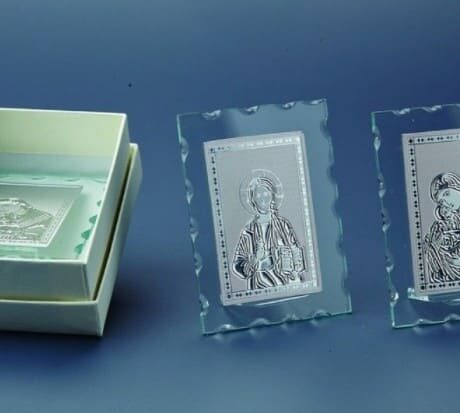 Γυάλινες Μπομπονιέρες Αγίων NU1508