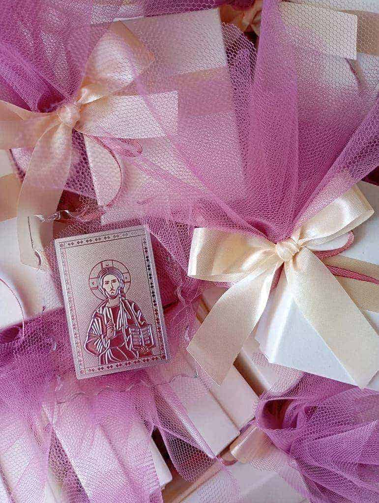 Μπομπονιέρες Γυάλινες Αγίων NU1508 - Image 2