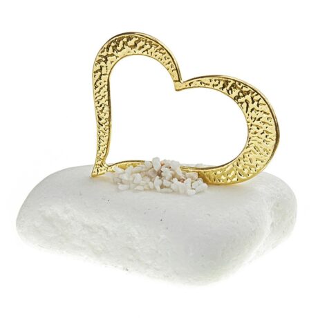 Μπομπονιέρα Γάμου Μάρμαρο Καρδιά NU1793