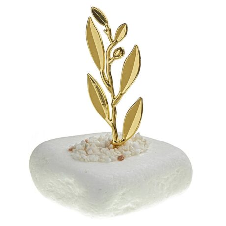 Μπομπονιέρα Γάμου Μάρμαρο Κλαδί Ελιάς NU1715