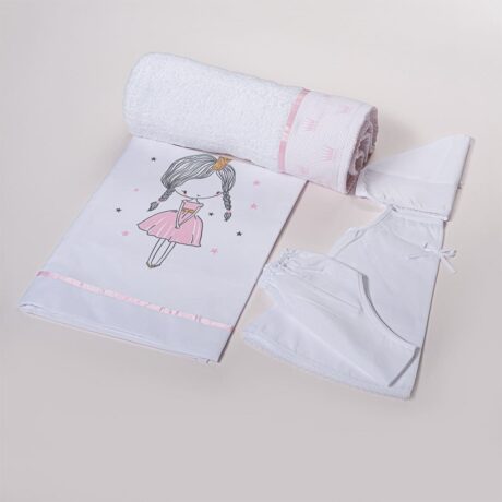 Βαπτιστικό Λαδόπανο για Κορίτσι Πριγκίπισσα Λ220