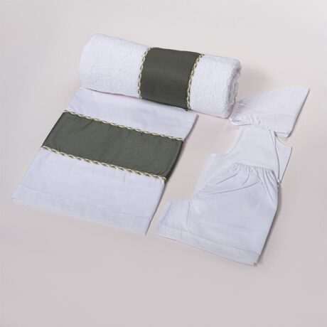 Βαπτιστικό Λαδόπανο για Αγόρι Λαδί Λ256