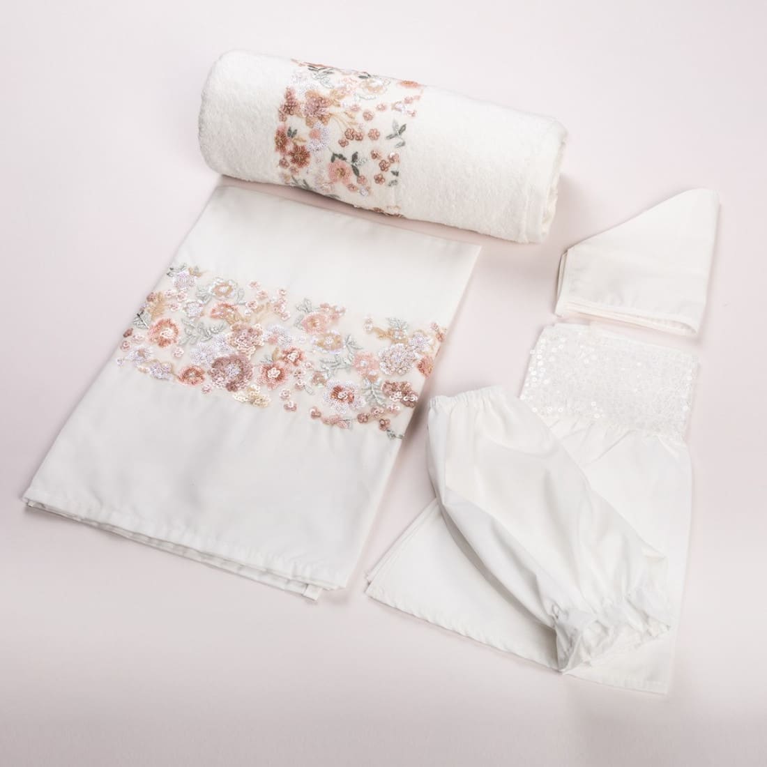 Βαπτιστικά Λαδόπανα με Δαντέλα Παγιέτα Λ274 - Image 2